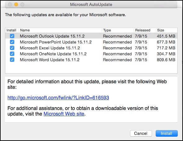uninstall latest microsoft outlook update for mac